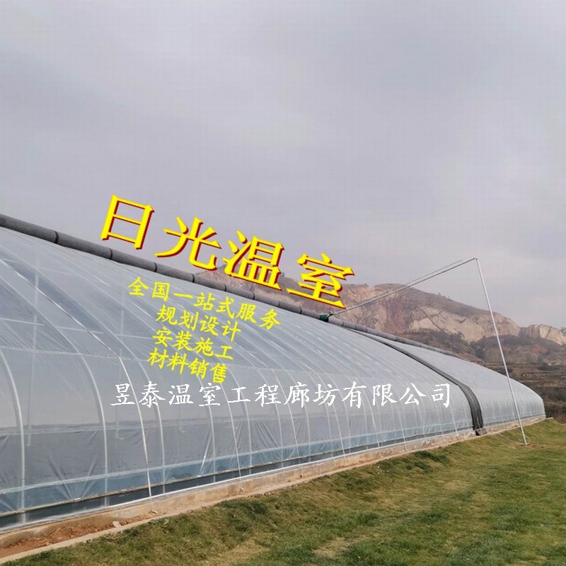 日光温室几字钢椭圆管大棚薄膜蔬菜大棚昱泰温室大棚设计建设