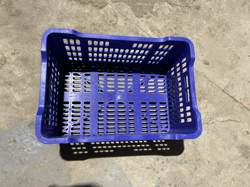蓝色一次性水果筐