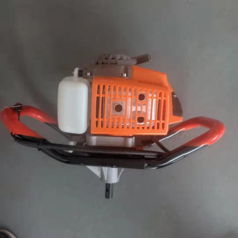 手推植树挖坑机多功能钻孔机打洞机独轮式地钻