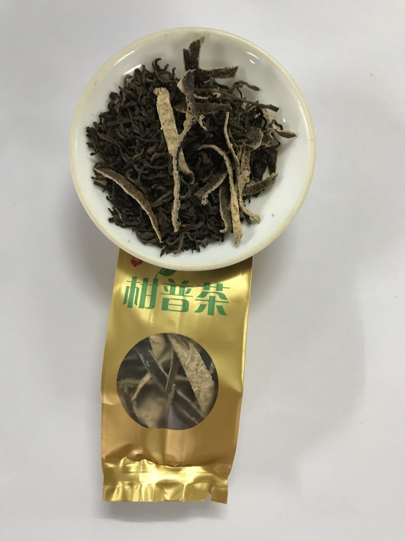 新会陈皮茶，新会核心产区5年天马陈皮配云南5年普洱茶