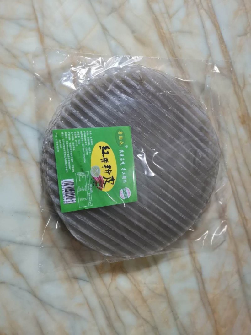 【一件代发】【包邮】纯手工红薯粉皮，自然晾晒，一箱5小袋