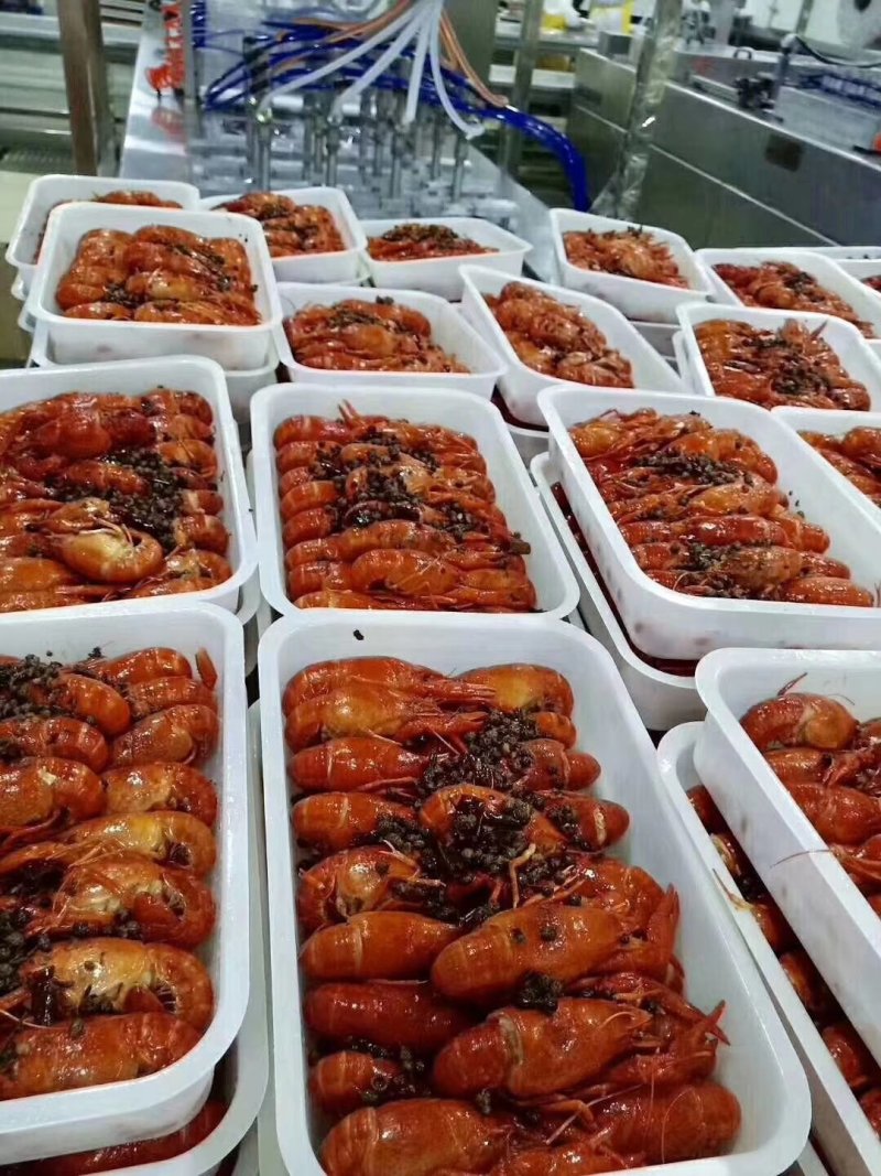 麻辣小龙虾中号，加热即食网红小龙虾招社团直播电商平台合作