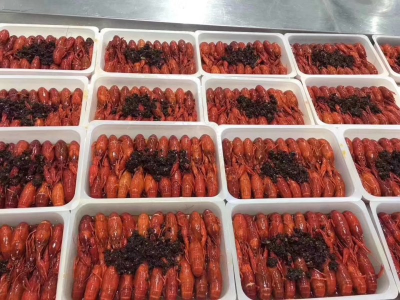 麻辣小龙虾中号，加热即食网红小龙虾招社团直播电商平台合作