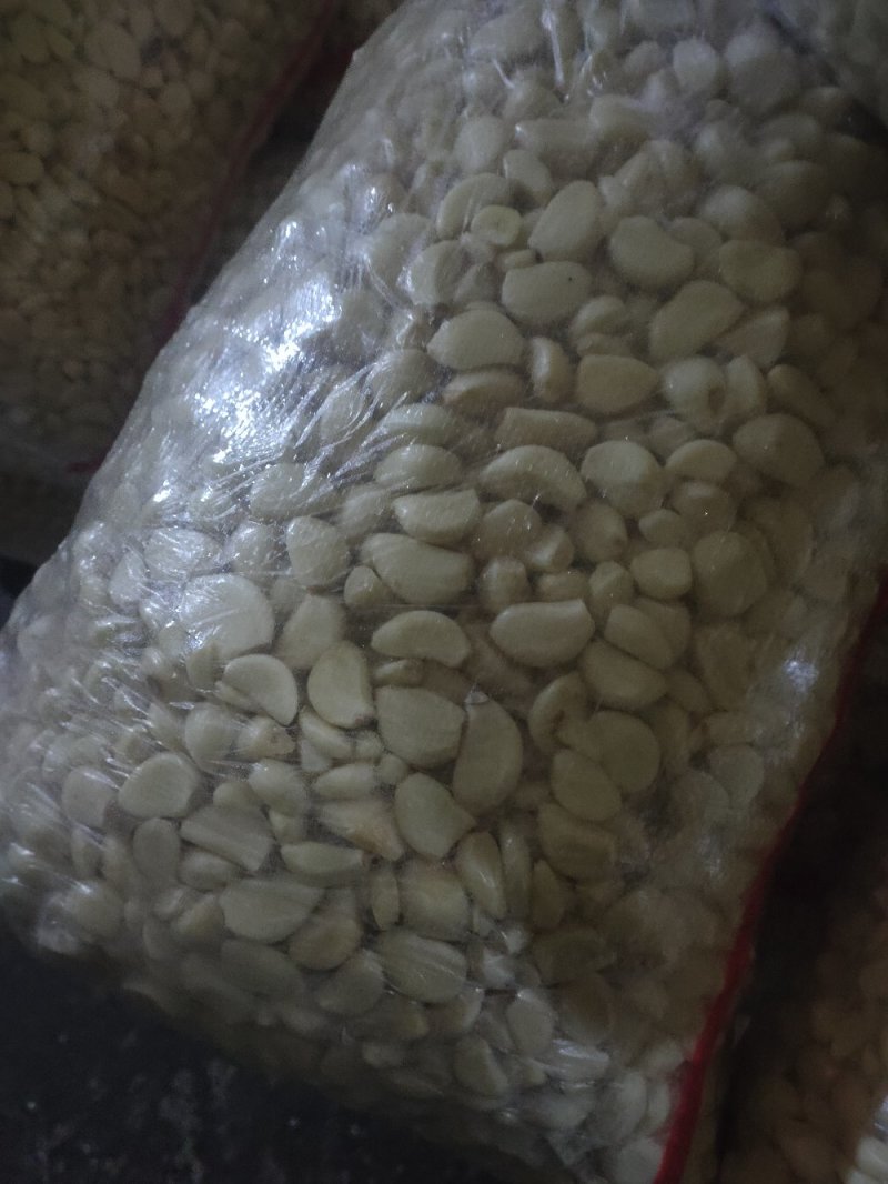 优质无芽保鲜蒜米双重筛选基地直供可视频看货选货