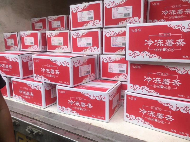 冷冻薯条厂家直销冷冻薯条肯德基专供1/4细薯
