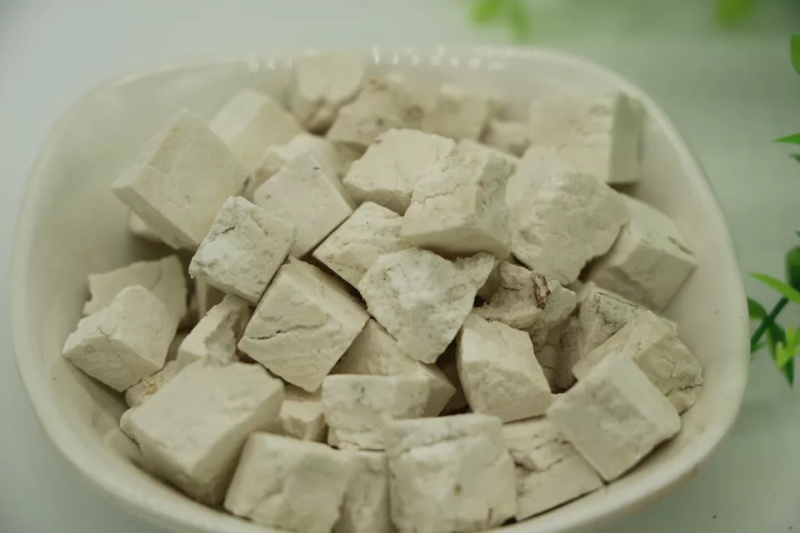 安徽大别山岳西茯苓丁白茯苓茯苓块伏苓片可磨粉无硫5