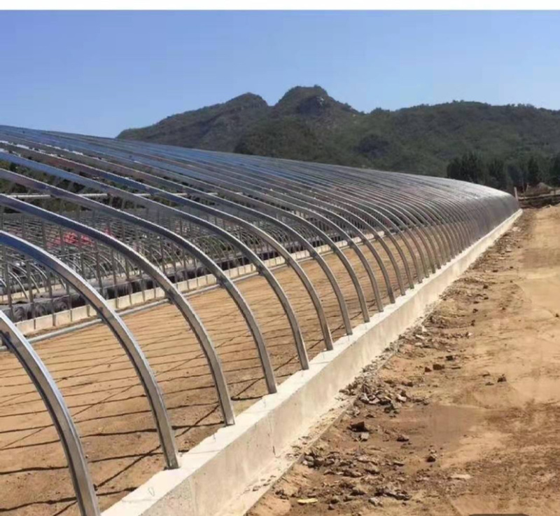 养猪大棚养鸡大棚养牛大棚椭圆管骨架质量保证
