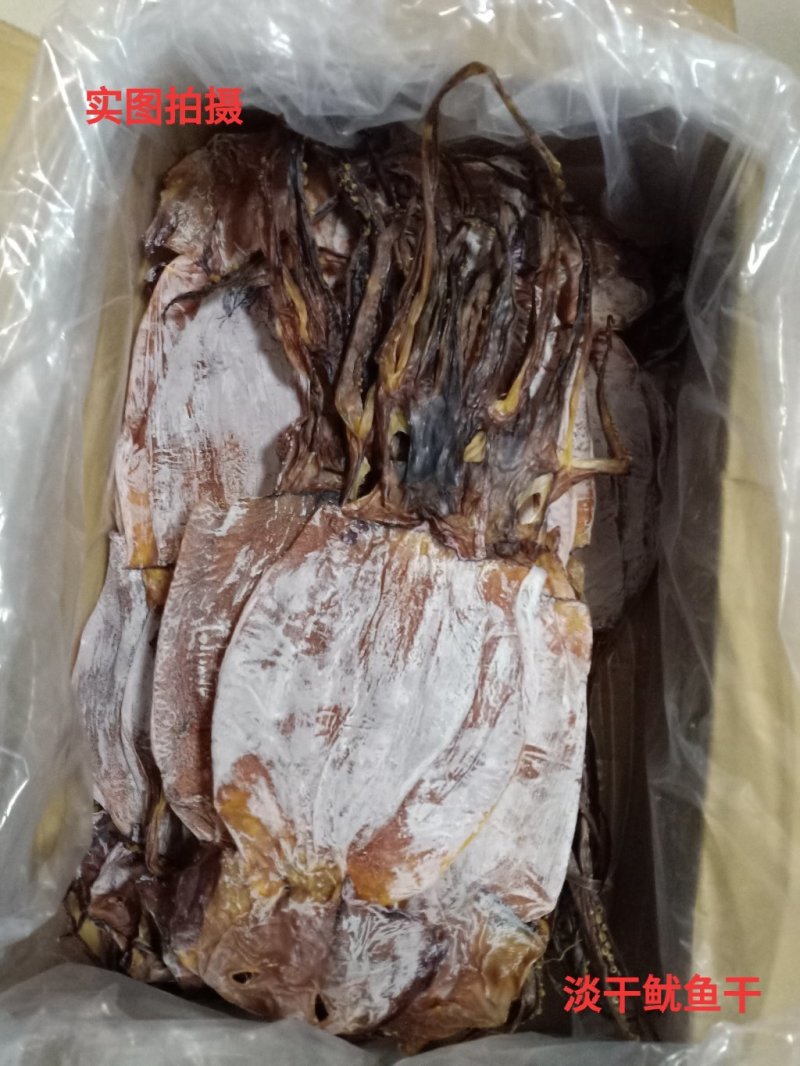 淡干鱿鱼干，一箱20斤，淡干鱿鱼干，干货野生500g克