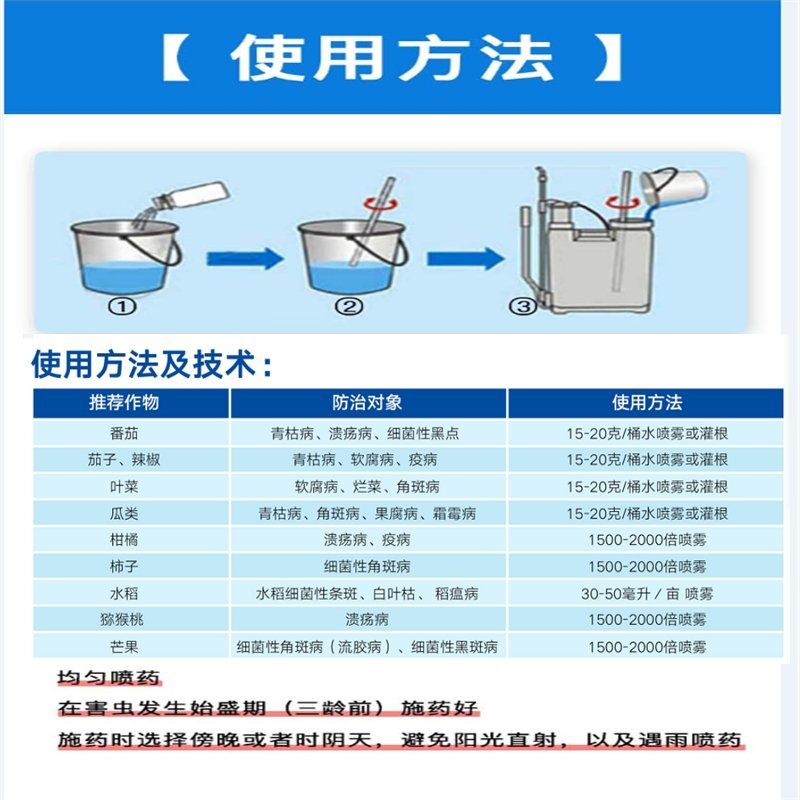 2%春雷霉素叶霉病溃疡病霜霉病细菌病农药杀菌剂1000克