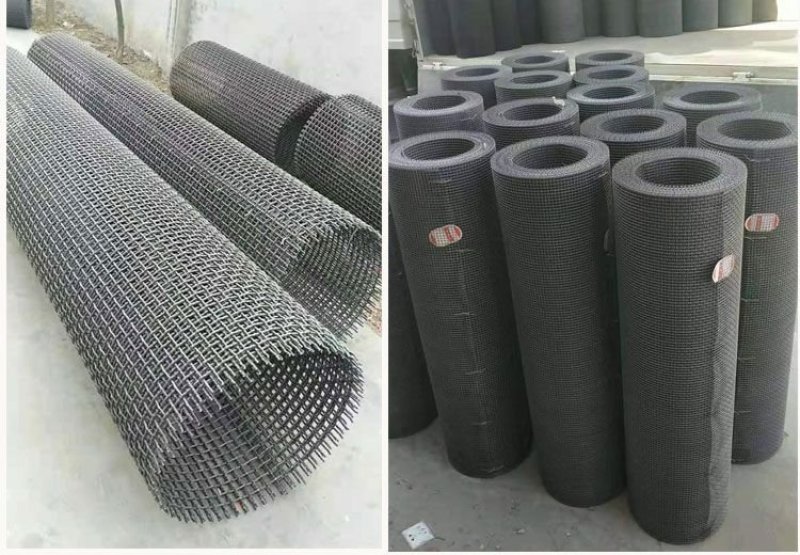 震动矿筛网钢丝编织网加粗轧花网羊床网养殖床网镀锌铁丝网粮