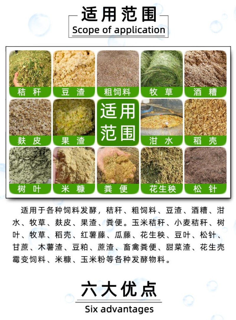 益富源饲料发酵剂泔水酒糟豆渣菜籽饼玉米面秸秆发酵饲料