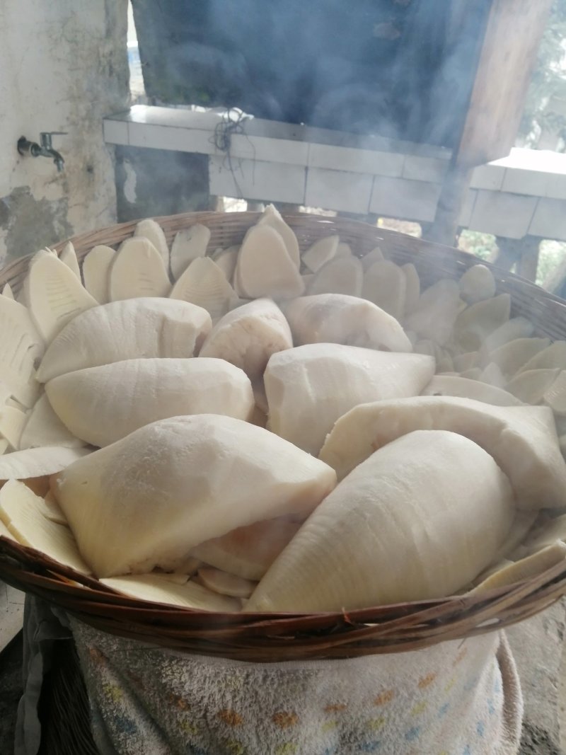 2020年蜀南竹海农户自制春笋干小规格熟切片笋干