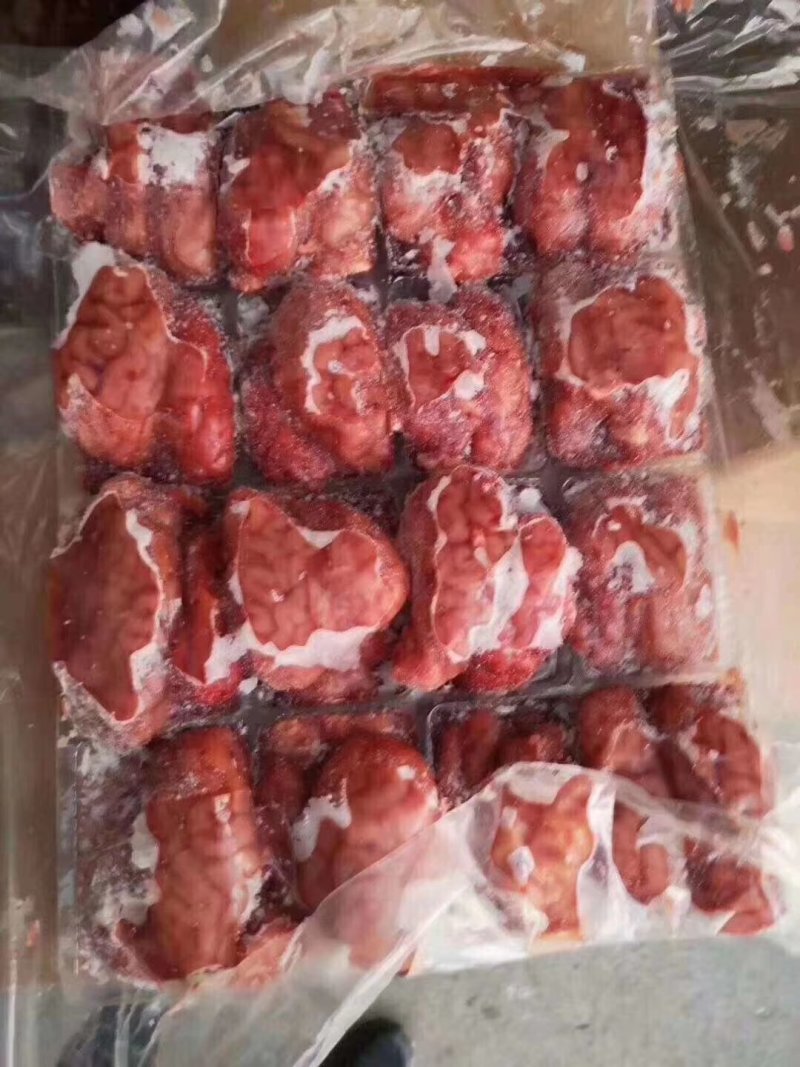 单冻羊对脑，颜色鲜，质量保证，常年供货，一手货源。