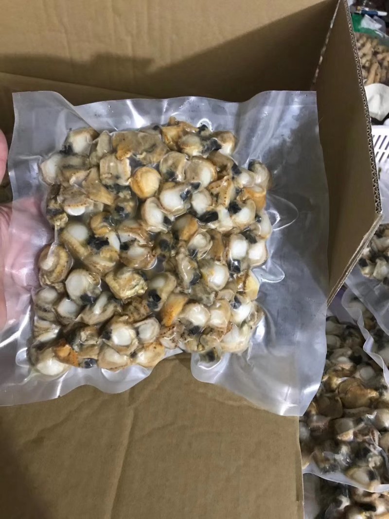 扇贝肉！！一袋一斤装！！新鲜取肉急冻，鲜度非常好！！好吃
