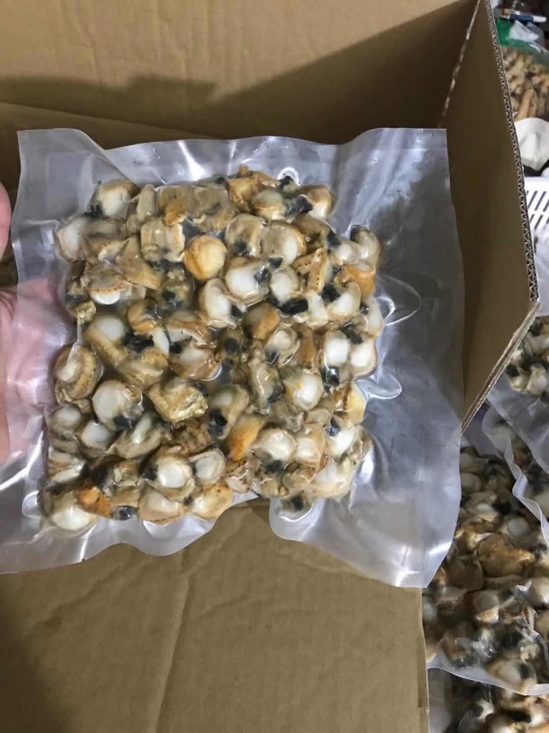 扇贝肉！！一袋一斤装！！新鲜取肉急冻，鲜度非常好！！好吃