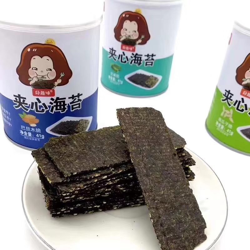 好趣味夹心海苔1件x16罐x41克