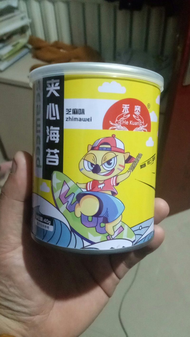 大海的味道，海苔夹心脆，6种口味【一件代发】