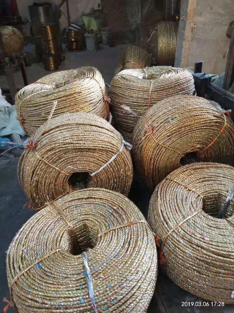 黄金绳打包绳，大棚压膜绳，果树拉枝绳，捆扎绳，捆扎绳