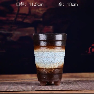 老桩多肉花盆陶瓷包邮粗陶透气简约塑料肉肉植物创意