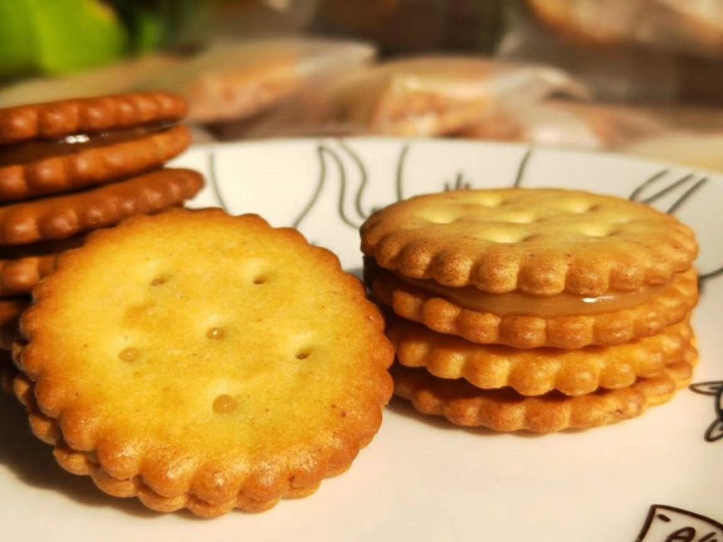 咸蛋蛋黄麦芽饼干网红小零食净重500克/盒包邮一件代发