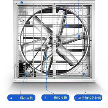 养殖场通风降温排气扇温室大棚夏季降温负压风机