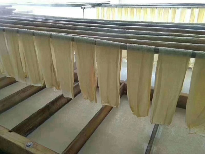 清远英德九龙山泉水手工腐竹