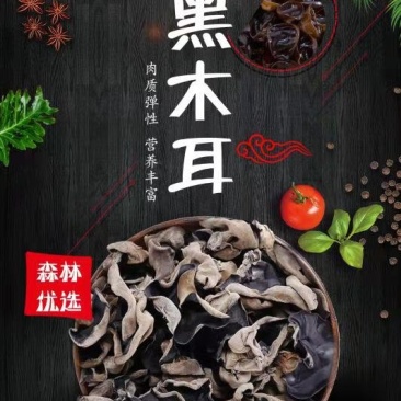 黑龙江伊春无农药残留黑木耳