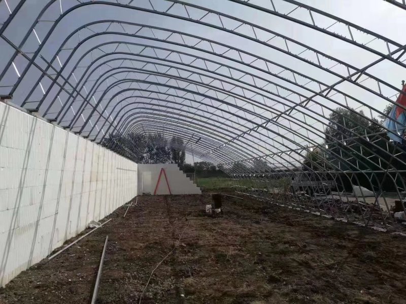 温室大棚全套连体连栋草莓蔬菜养殖钢管大棚支架