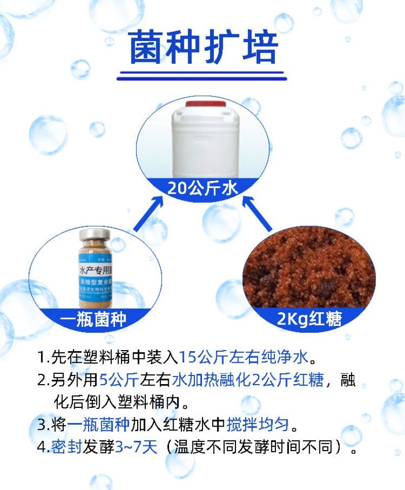 水产养殖专用净化改善水质植物消毒澡类增多养鱼虾蟹