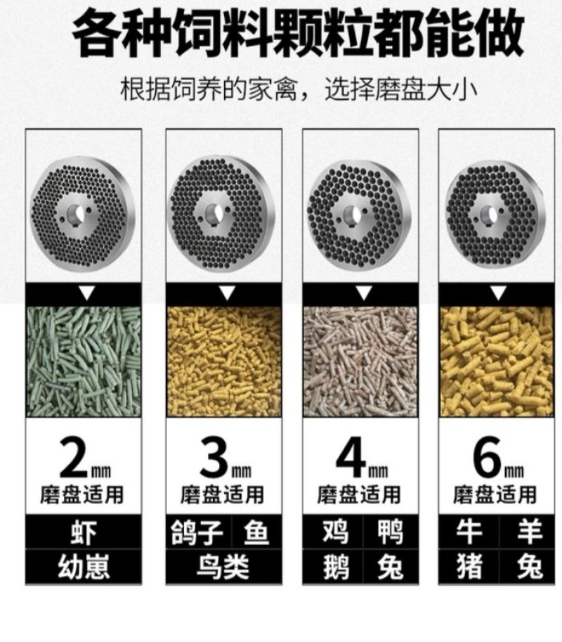 颗粒机家用二相电125型——160型都能二相电使用