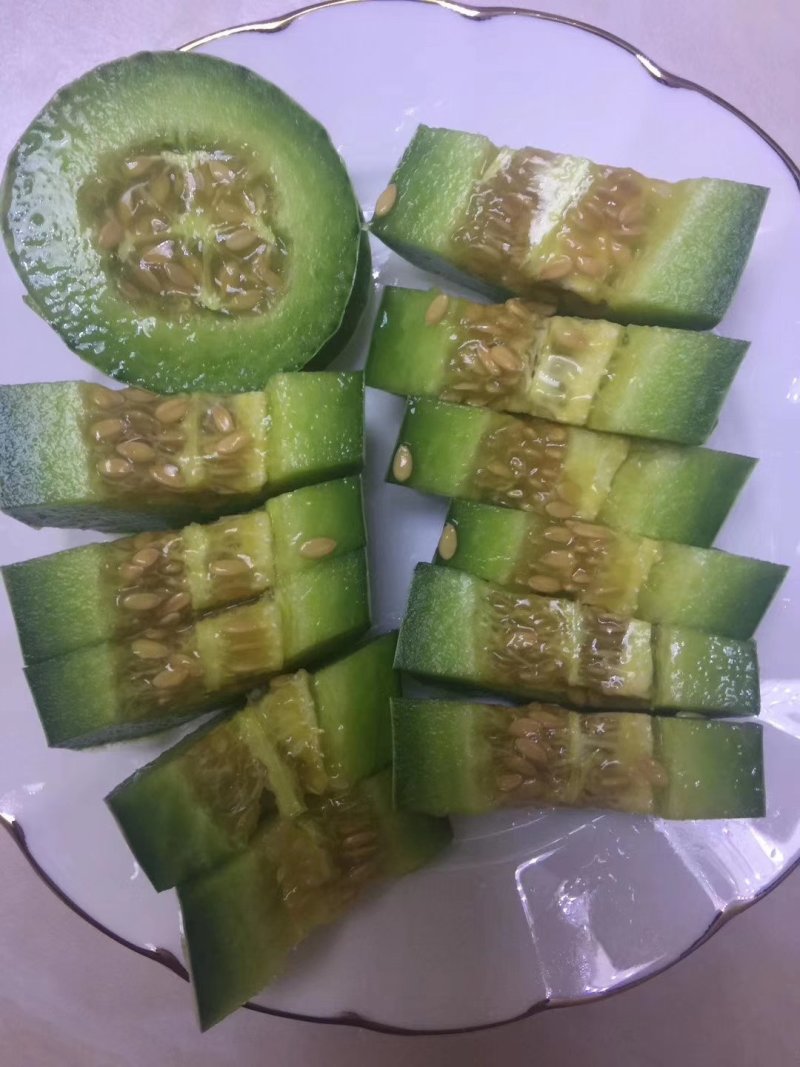 山东博洋甜瓜陆续开始上市了