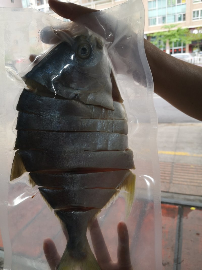 金鲳鱼干.自家淡晒.深海