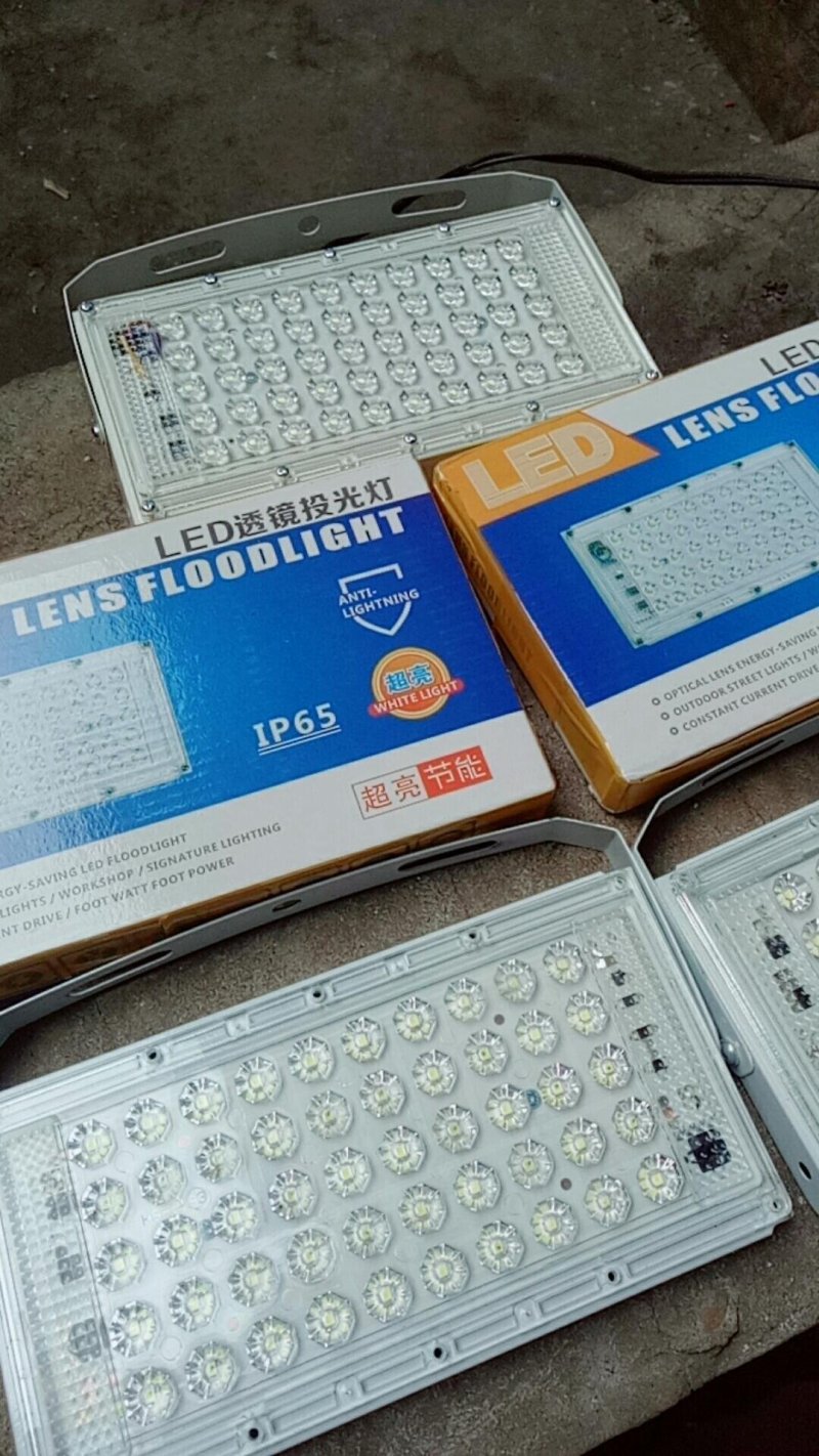 LED透镜投光灯低压12-85v通用地摊夜市电瓶专用品子