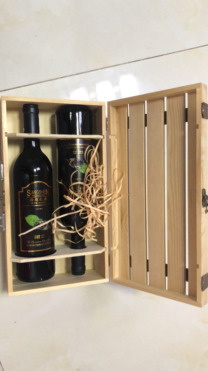 【精品】桑葚酒果酒原汁酿制半干型2件包邮