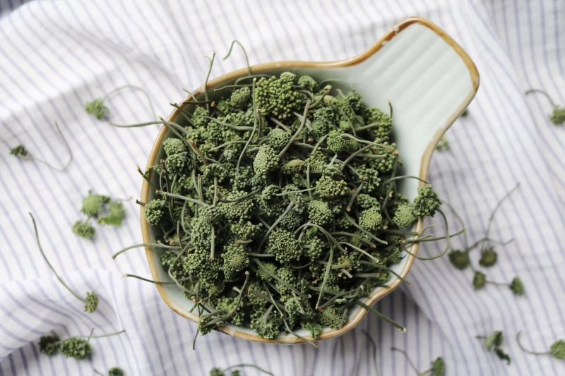 特级带柄田七花无熏硫颜色碧绿气味芬芳质量保证