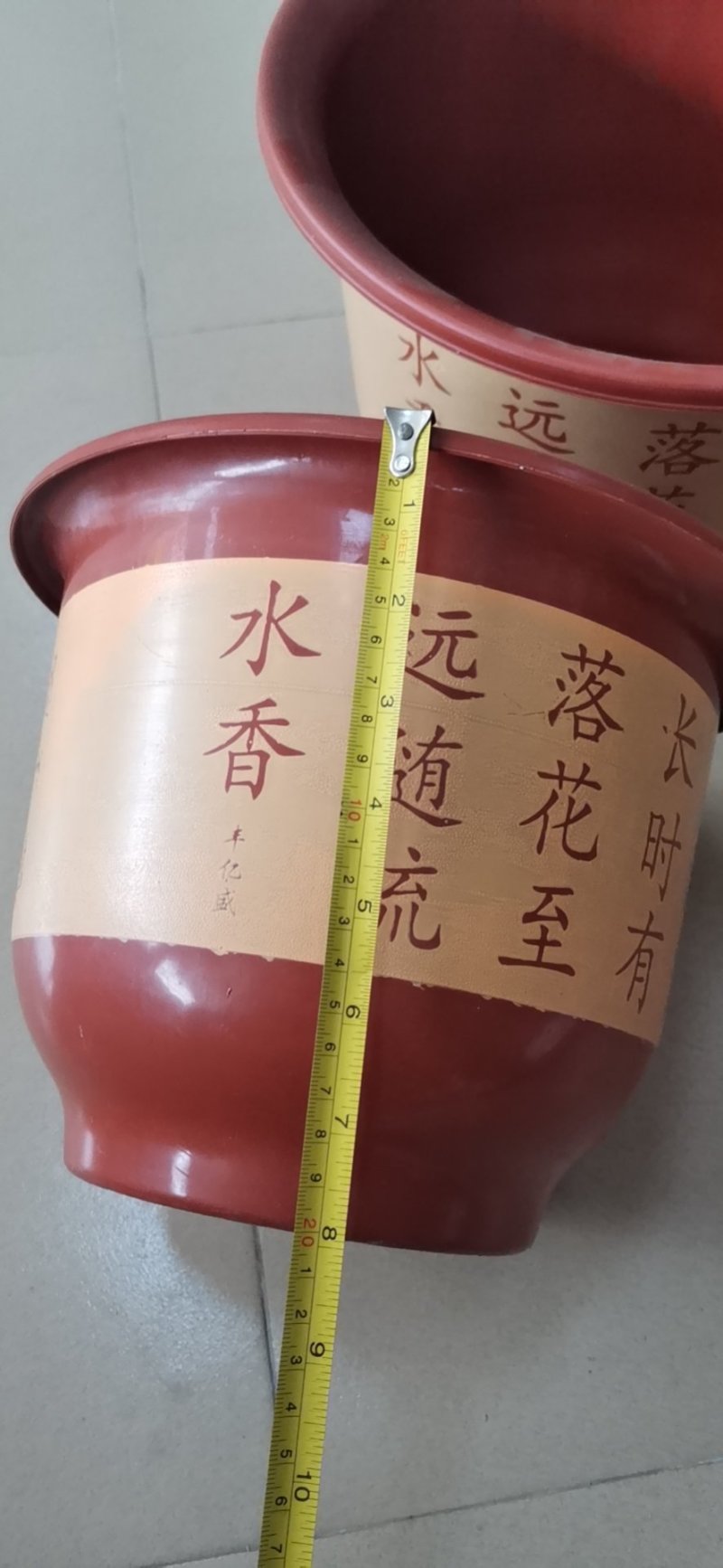 花盆，摔不烂！客户定制版。荷花无孔盆，不含运费，出厂价