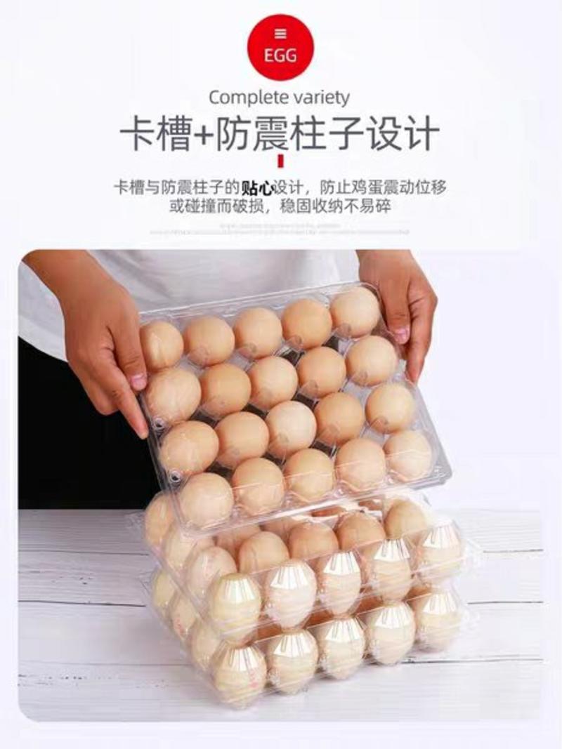 塑料透明鸡蛋托中号多种规格一次性土鸡蛋包装盒厂家直销全国