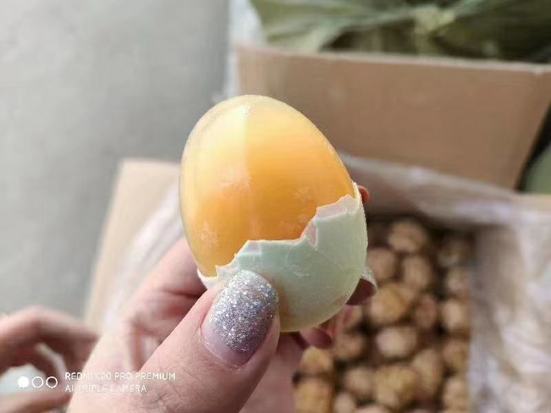 鸭皮蛋溏心黄心皮蛋糠皮不涩口味道保证
