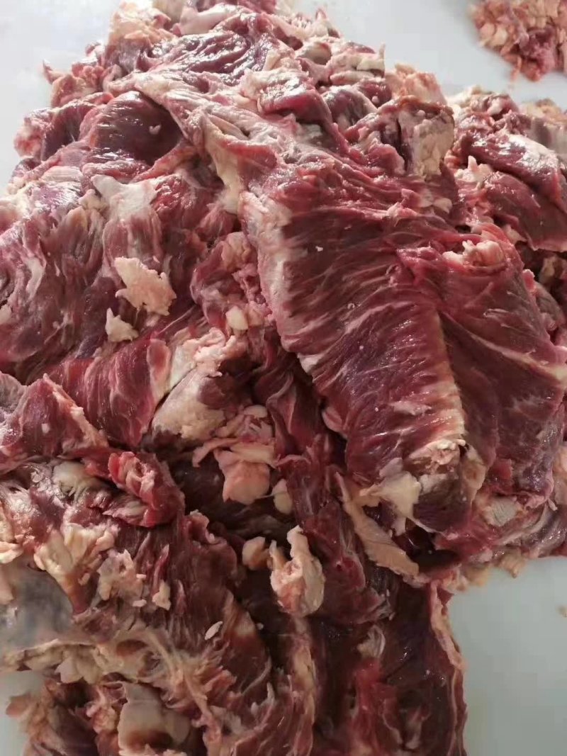 精选纯干牛碎肉，精修瘦度高，可发样品