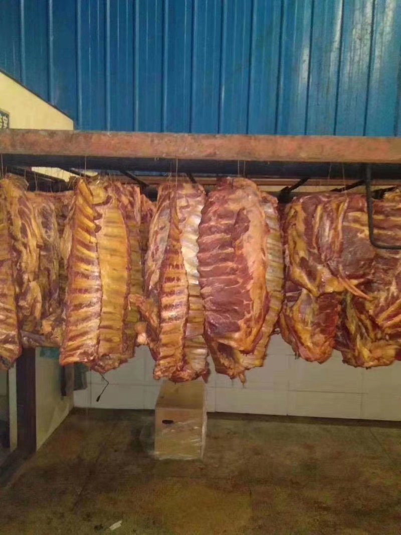 烟熏腊排骨全精排瘦排四川腊肉腊排骨批发干度好味道好