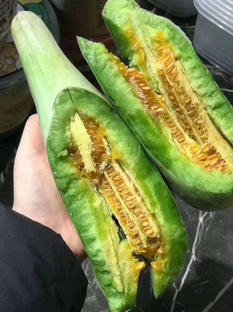 【甜瓜】山东羊角蜜大量供应基地直发皮薄多汁