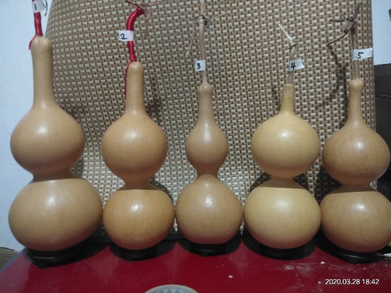 5把中号大八宝葫芦，镇宅辟邪，摆放。