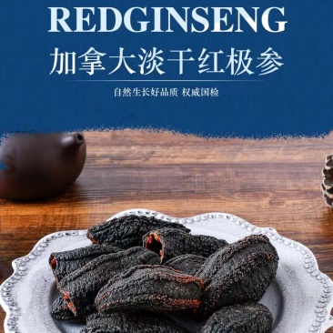 加拿大红极参足干原始品质纯淡干海参批发零售
