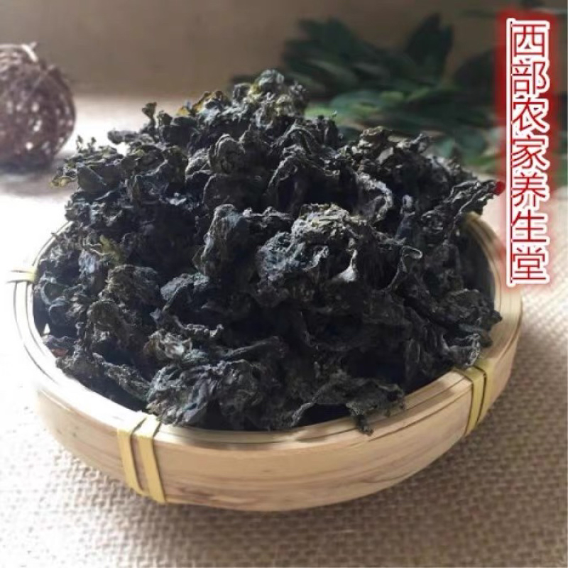 甘肃野生地皮菜新鲜地衣菜地达菜500克干菜非免洗地木耳