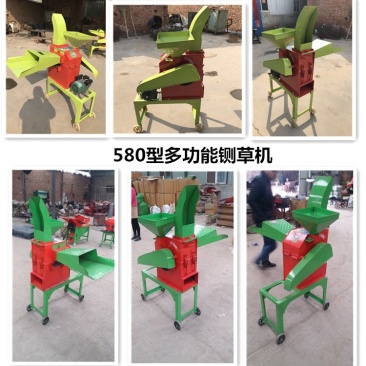 高效小型多功能铡草揉丝机，多功能铡草粉碎机