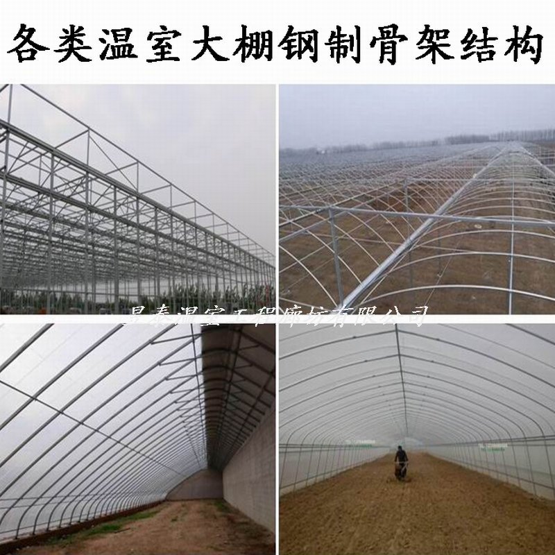 温室大棚钢架骨架大棚骨架结构镀锌大棚管骨架结构
