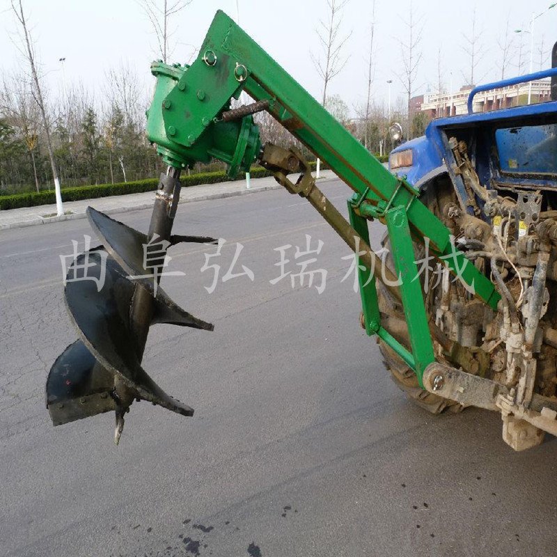 批发四冲程大马力地钻机螺旋式深坑打洞机三脚架式手扶挖坑机