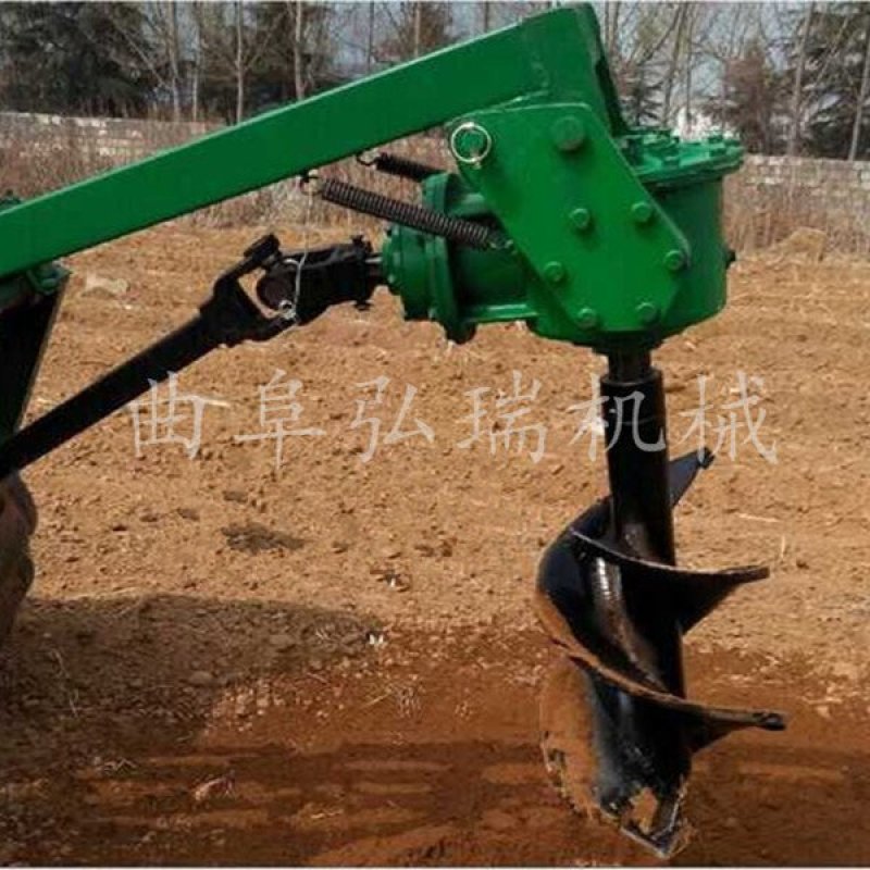 批发四冲程大马力地钻机螺旋式深坑打洞机三脚架式手扶挖坑机