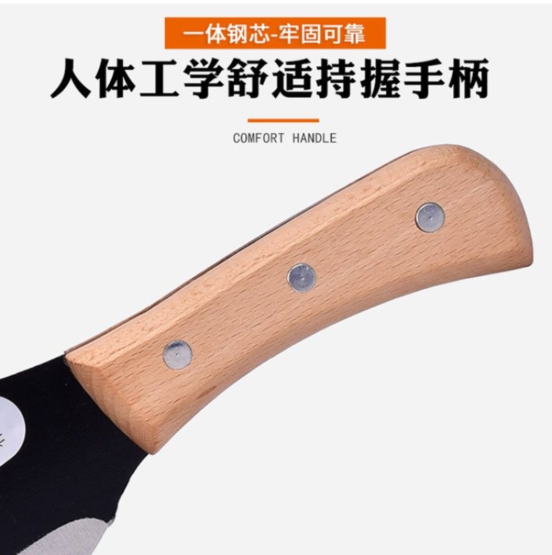 砍柴刀镰刀开路刀柴刀户外锰钢砍山刀砍树刀劈柴伐木农用材刀