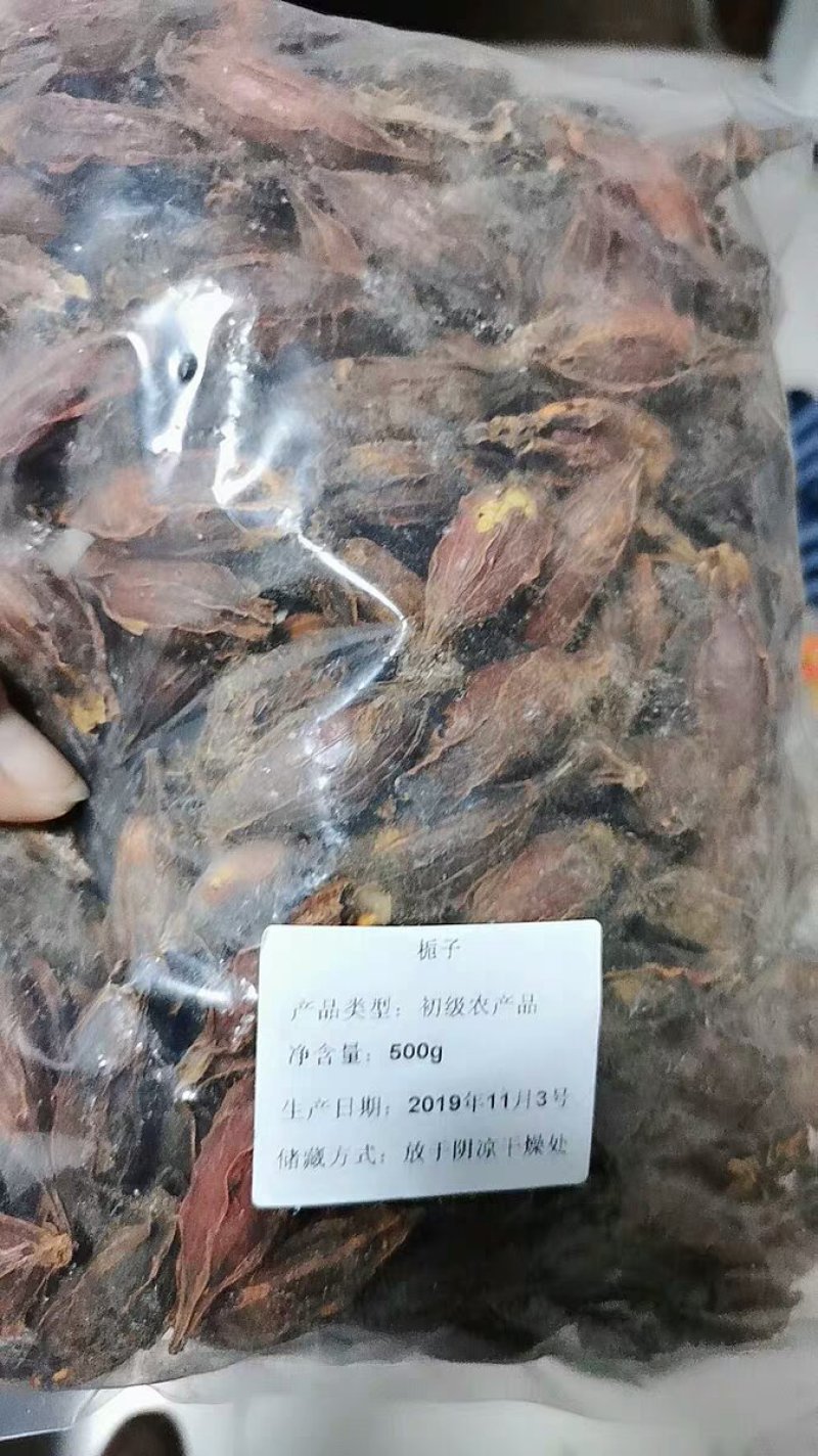 黄栀子栀子干栀子果初级农产品